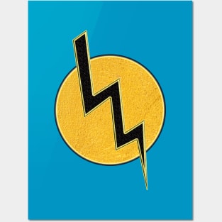 Lightning bolt Posters and Art